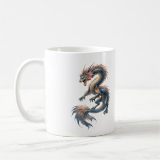 Taza De Café Dragón Acuático