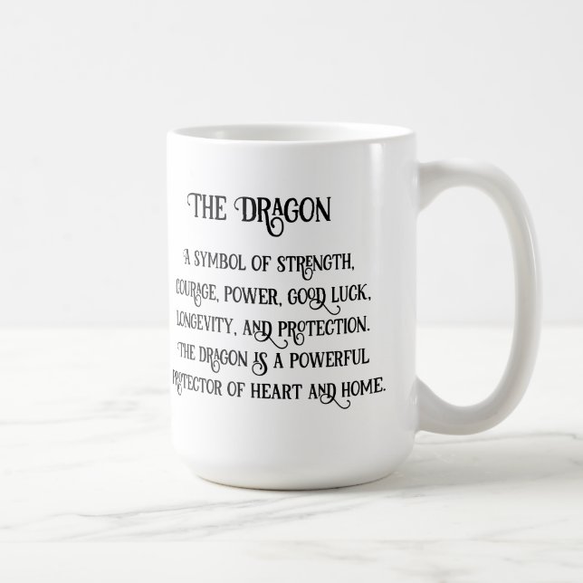 Taza De Café Dragón arcoiris (Derecha)