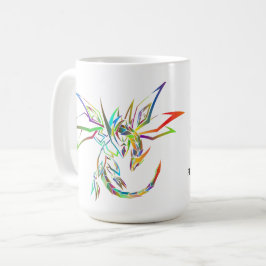 Taza De Café Dragón arcoiris