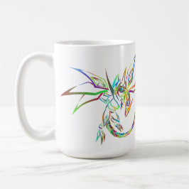 Taza De Café Dragón arcoiris