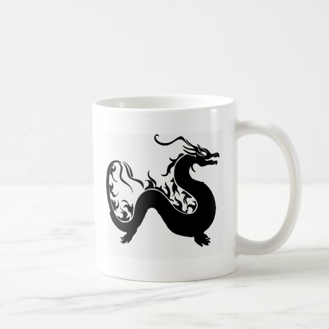 Taza De Café Dragón asiático (Derecha)