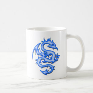 TAZA DE CAFÉ DRAGÓN AZUL