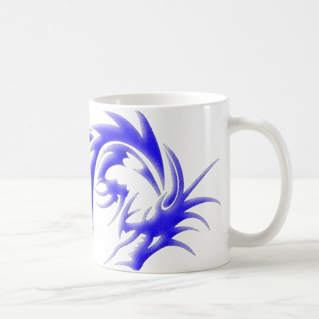 Taza De Café Dragón azul gigante (Derecha)