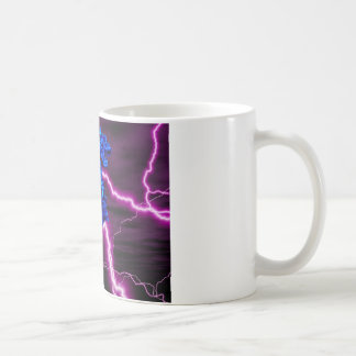 Taza De Café dragón azul/púrpura
