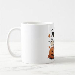Taza De Café Dragón barbudo Bruja Halloween Arte