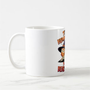 Taza De Café Dragón barbudo Halloween Witch Costume Art