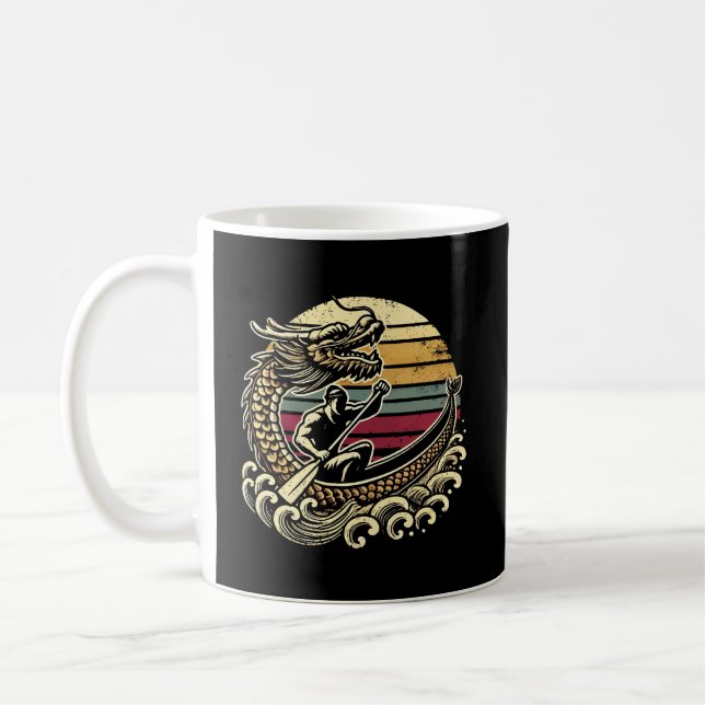 Taza De Café Dragon Bot Carreras - Vintage Paddler (Izquierda)