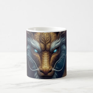 Taza De Café Dragón celeste majestuoso