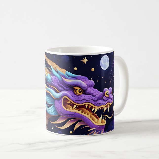 taza de café dragón celestial (Anverso derecho)