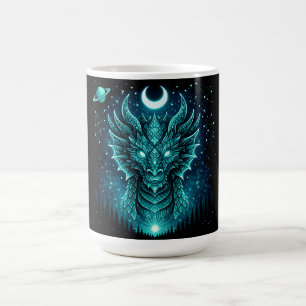Taza De Café Dragón Celestial – Galaxia de Fauna Mitológica Cós
