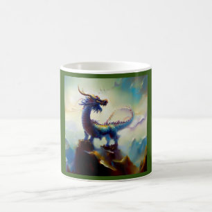 Taza De Café Dragón chino (12)