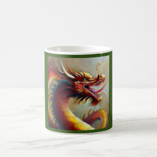 Taza De Café Dragón chino (35)