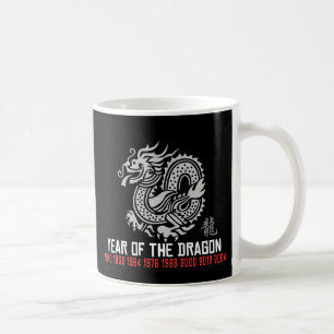 Taza De Café Dragón chino del Año Nuevo