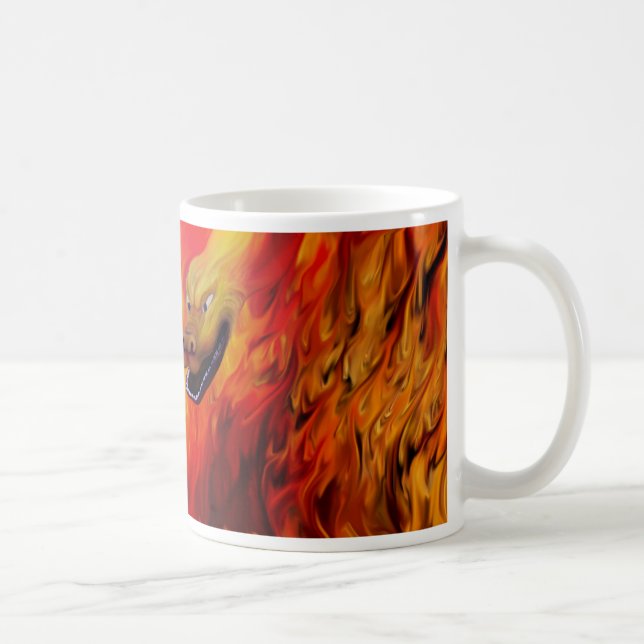 Taza De Café Dragon claw - Red Dragon (Derecha)