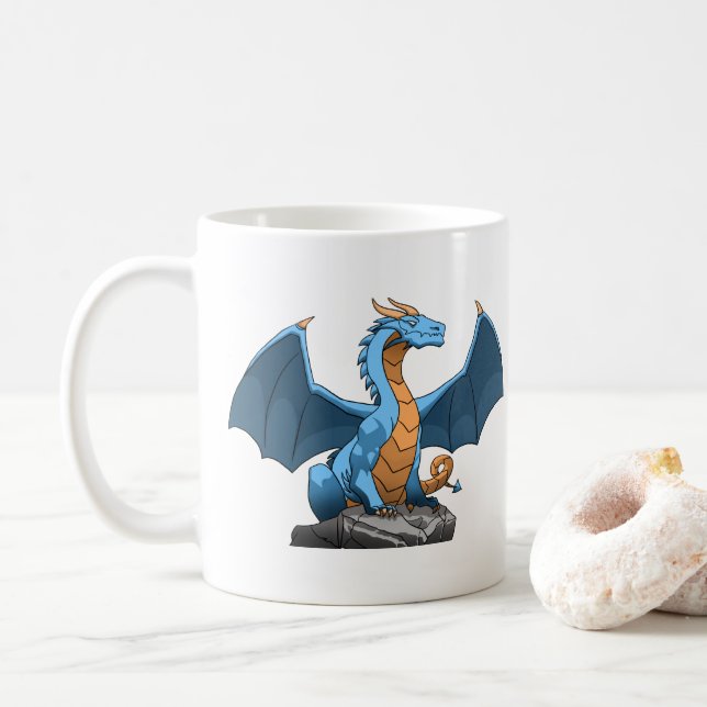 Taza De Café Dragon Coffee Mug (Con donut)