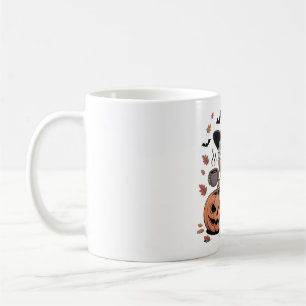 Taza De Café Dragón de barba verde Halloween Bruja Arte