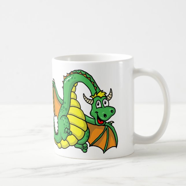 Taza De Café Dragón de bebé (Derecha)