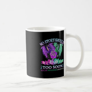 Taza De Café Dragón de Conciencia sobre el Suicidio Ninguna His