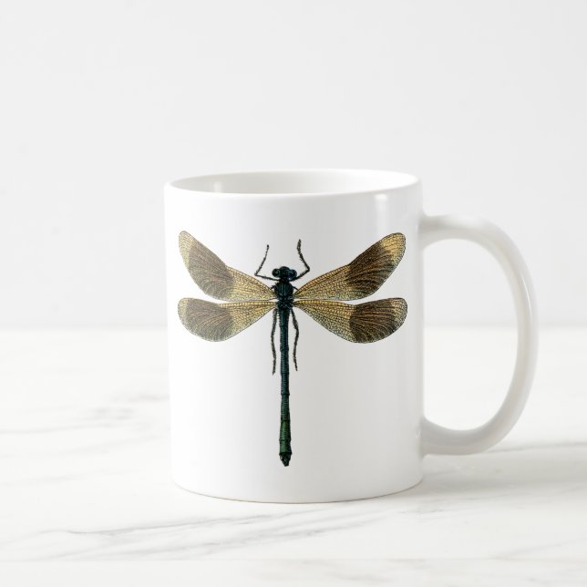 Taza De Café Dragón de cosecha (Derecha)