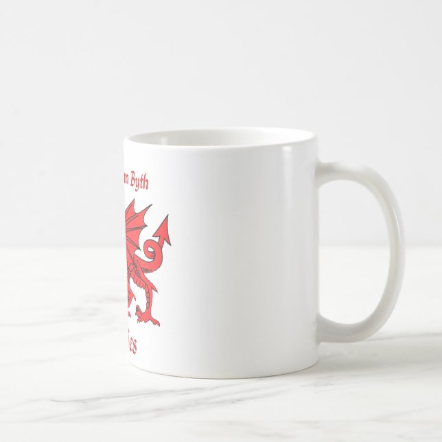 Taza De Café Dragón de Davies Galés (Derecha)