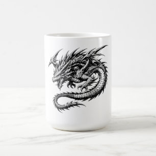 Taza De Café Dragón de Fuego Celestial