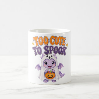 Taza De Café Dragón de Halloween Café Morado Lindo y Espeluznan