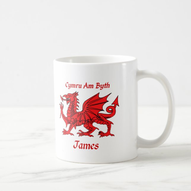 Taza De Café Dragón de James Galés (Derecha)