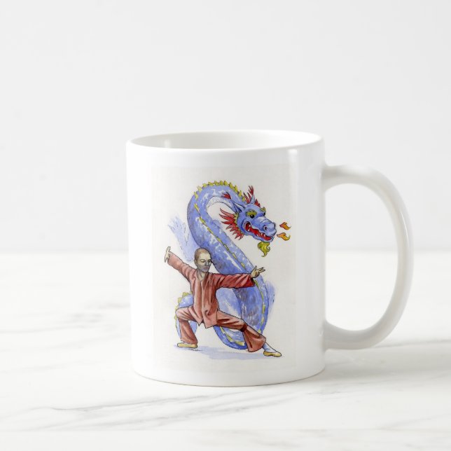 Taza De Café Dragón de Kung Fu (Derecha)
