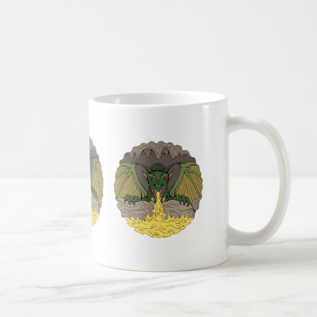 Taza De Café Dragón de la Caverna 2016 (Derecha)