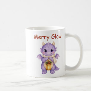 Taza De Café Dragón de Linterna Púrpura Merry Glow Café de Navi