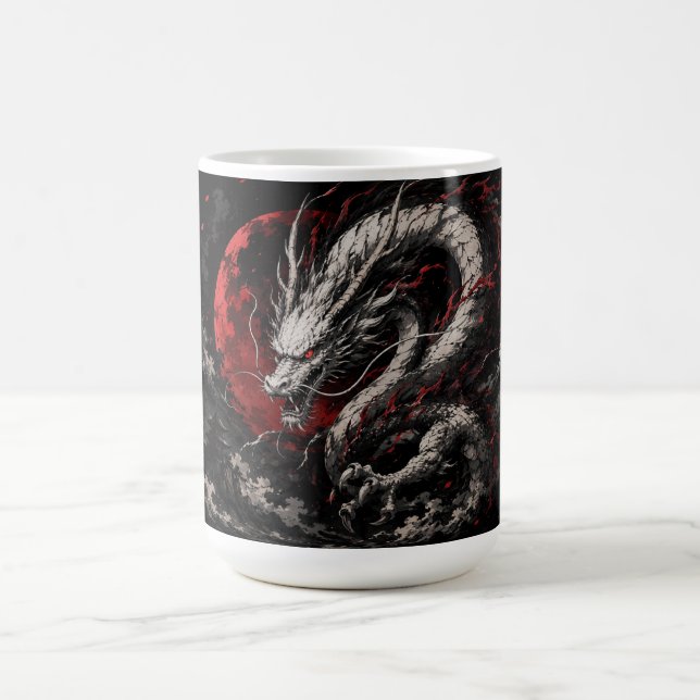 Taza De Café Dragón de Luna de Sangre (Centro)