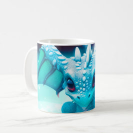 Taza De Café Dragón de nieve para bebés