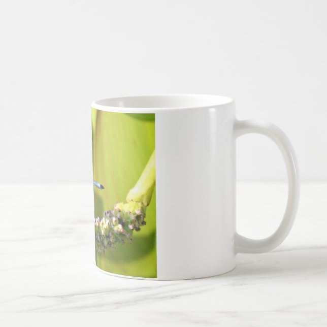 Taza De Café Dragón de ojos verde azulados (Derecha)