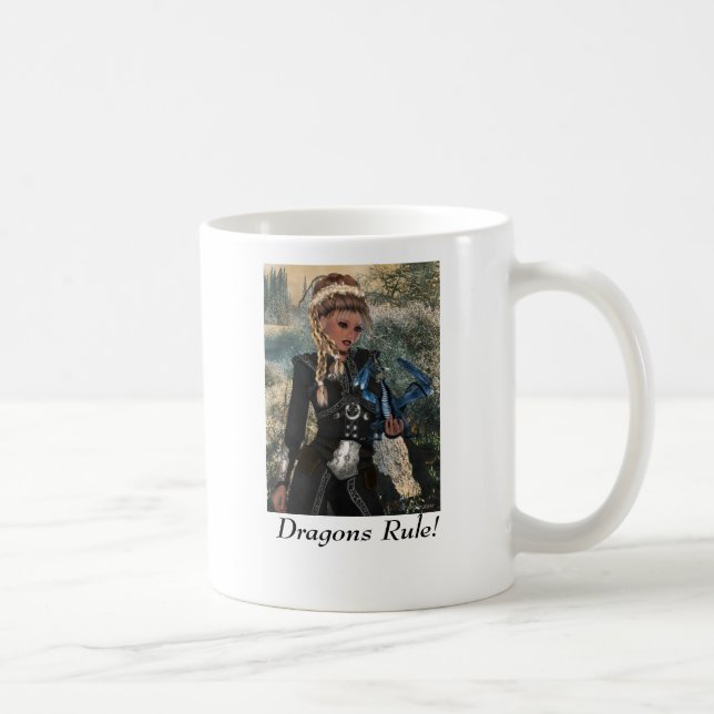 Taza De Café Dragón del invierno de Stonewood (Derecha)