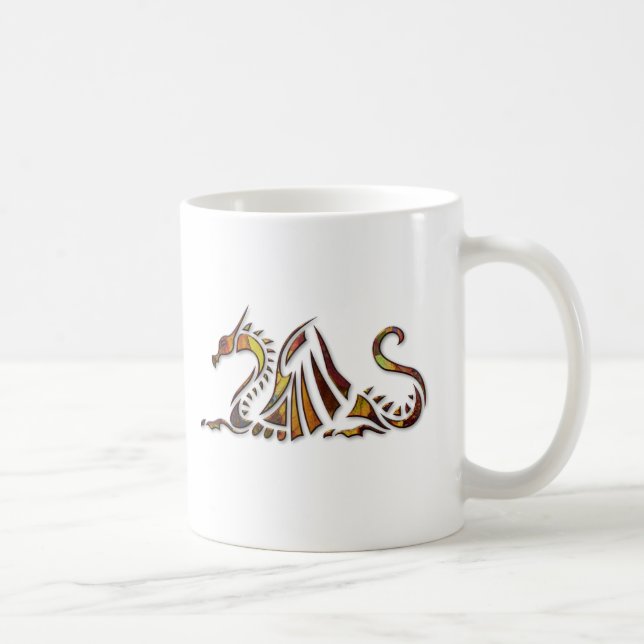 Taza De Café Dragón del moho (Derecha)