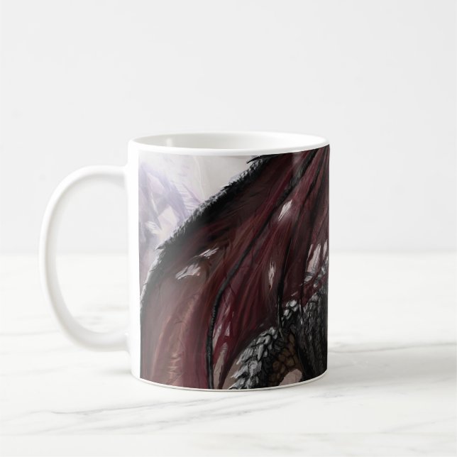 Taza De Café Dragón En Cueva (Izquierda)
