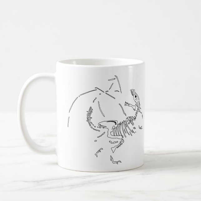 Taza De Café Dragon Fossils (Izquierda)