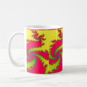 Taza De Café Dragon Fractal Mug chino de Año Nuevo