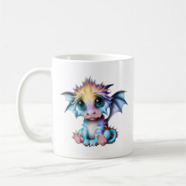 Taza De Café Dragón infantil kawaii lindo y adorable