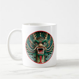 Taza De Café Dragón japonés y tradiciones Shinto-Budistas