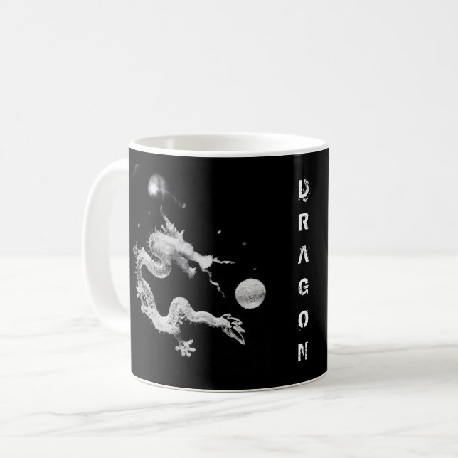 Taza De Café Dragón - Lore de dragón de cristal, nacimiento de  (Anverso izquierdo)