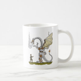 Taza De Café Dragón mecánico