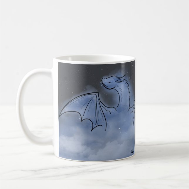 Taza De Café Dragón místico (Izquierda)