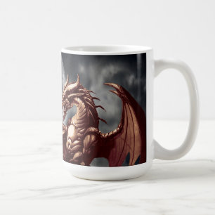 Taza De Café Dragon & Moon Fantasy Mug