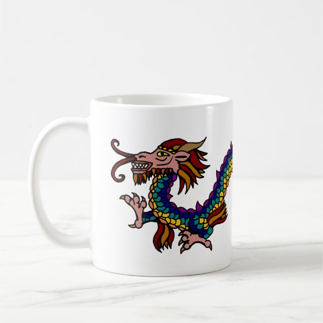 Taza De Café Dragón oriental (Izquierda)