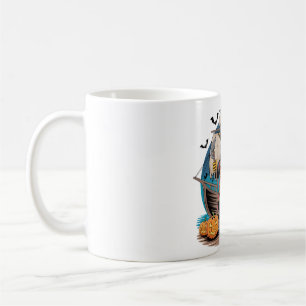 Taza De Café Dragón pirata con barba de Halloween Reptile Art