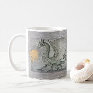 Taza De Café Dragón respirador de incendios