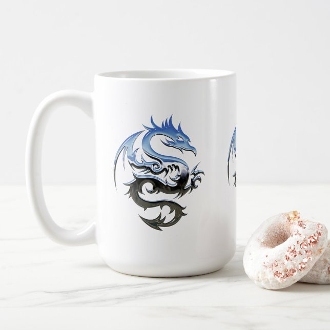 Taza De Café Dragón Rey Azul (Subido por el creador)