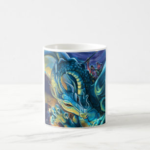 Taza De Café Dragon Rider and Sorcerer