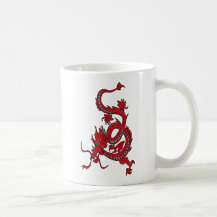 Taza De Café Dragón rojo - Año del dragón